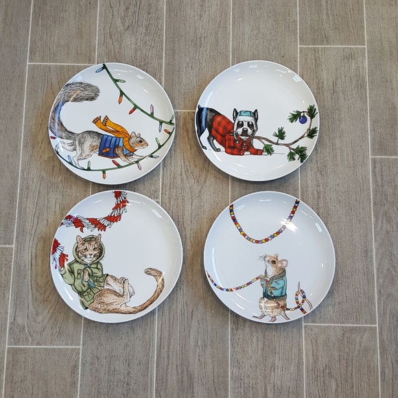 West Elm Other - Rachel Kozlowski + West Elm Dapper Animal Plates